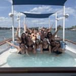 Women in Hot Tub Boat in Fort Lauderdale