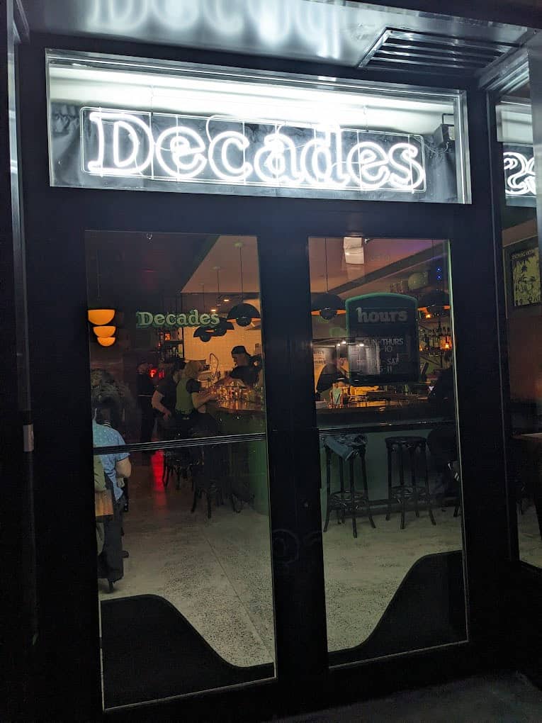 Decades pizza in NYC