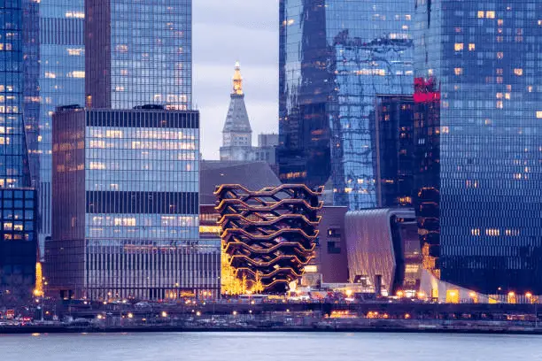 Hudson Yards vessel from the water