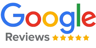 Google Reviews five-star rating badge