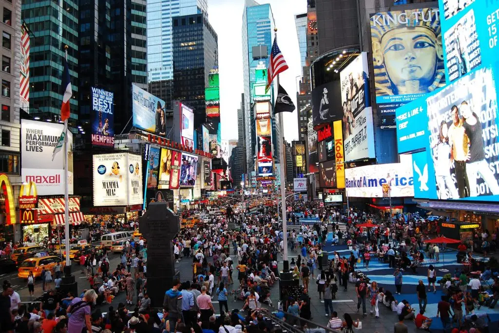 Times Square in Manhattan, New York City