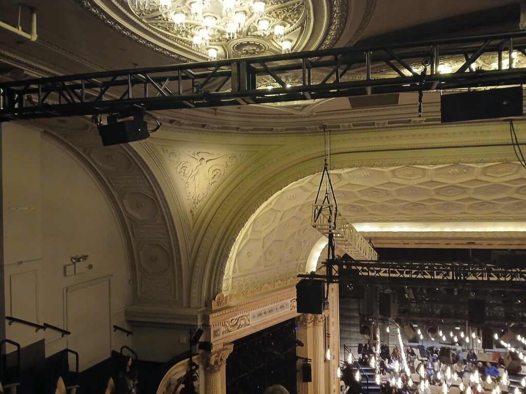 Inside the Hudson Theatre on Broadway, 2026