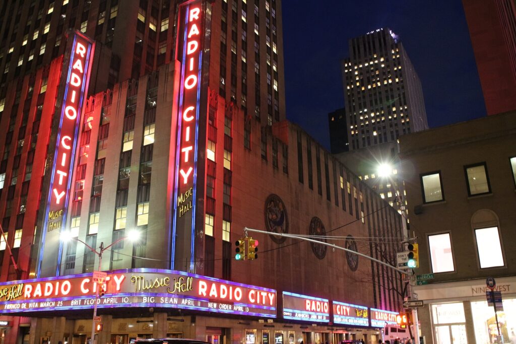 Radio City Music Hall in Midtown Manhattan