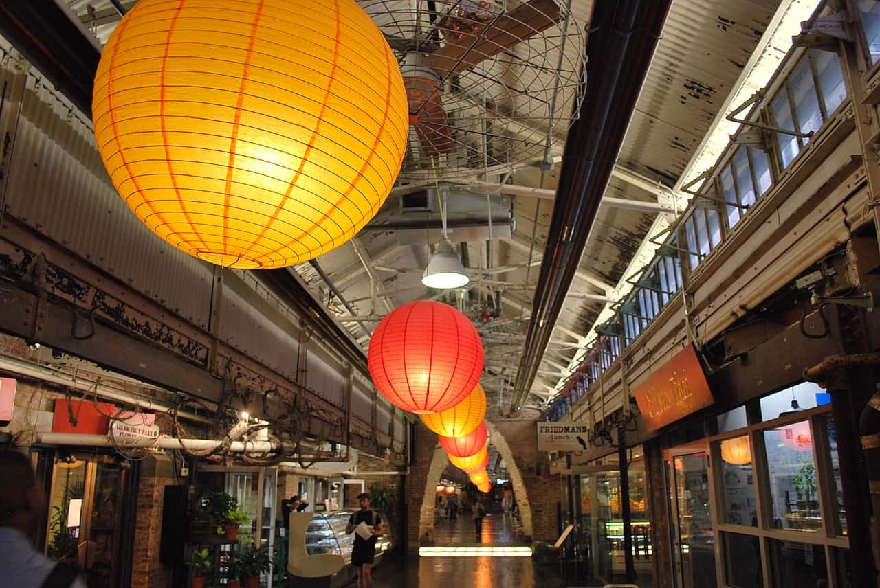 a store inside of a building a store inside of a building