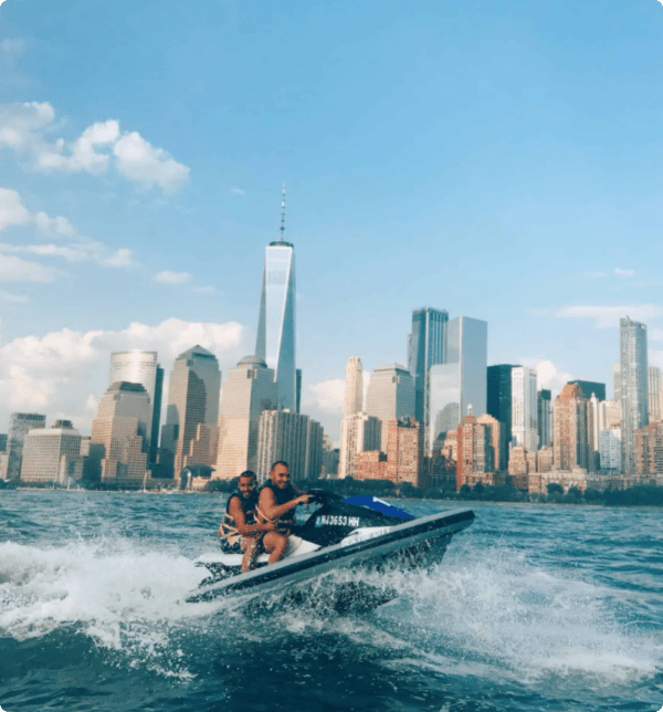 People on a Jet Ski in NJ