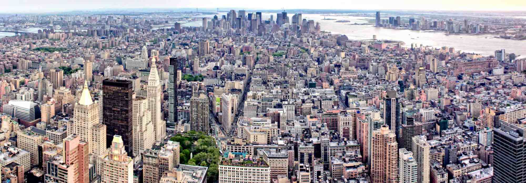 historical NYC a view of a city