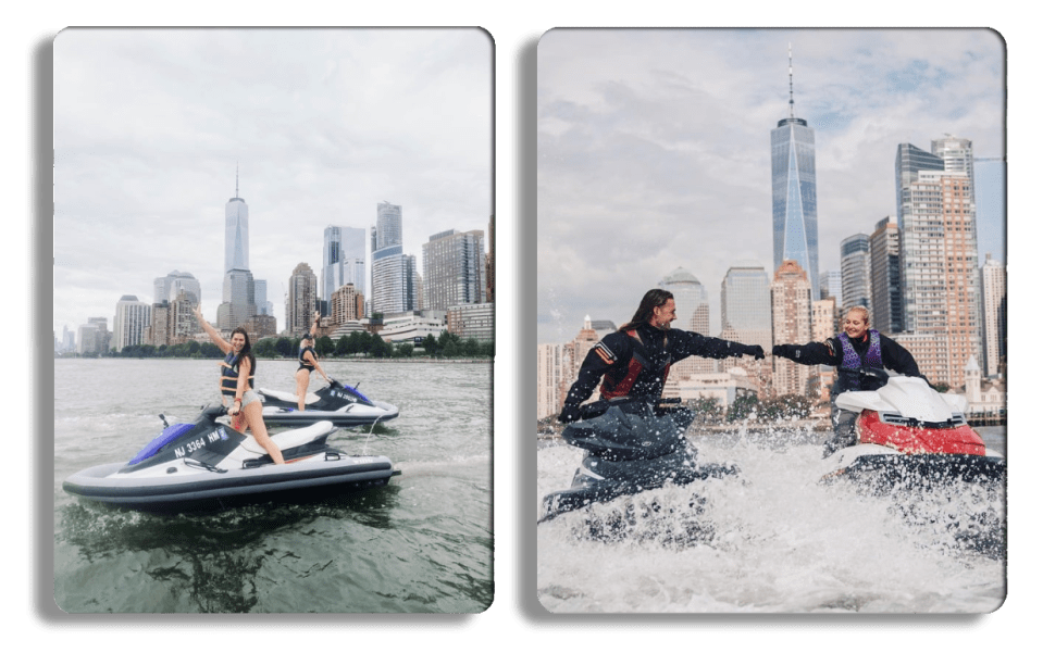 a man sitting next to a body of water