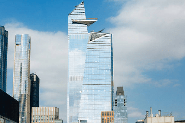 View from The Edge at the Hudson Yards in NYC