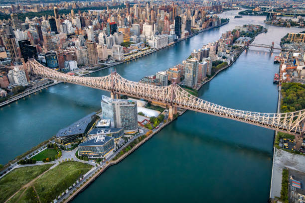Roosevelt Island arial view Roosevelt Island arial view